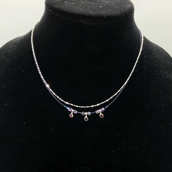 1928 Jewelry - VTG Double Strand Necklace
